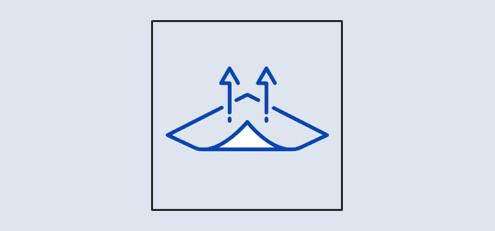 Diagram illustrating repositionability of an underarm patch with a corner of the patch lifted up.